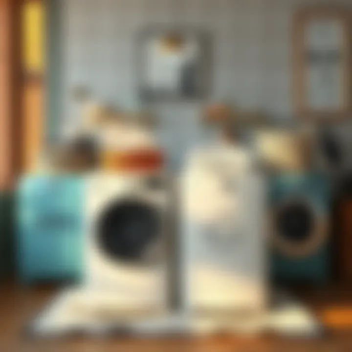 Choosing the Right Dual Laundry Hamper Different styles of dual laundry hampers displayed for selection