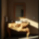 Elegant Driftwood Vanity Elegant driftwood vanity showcasing natural textures and tones