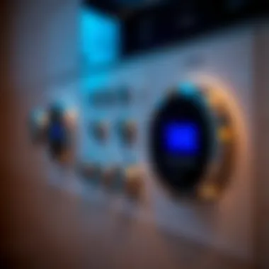 Steam Bath Control Features Close-up of steam bath controls highlighting user-friendly interfaces