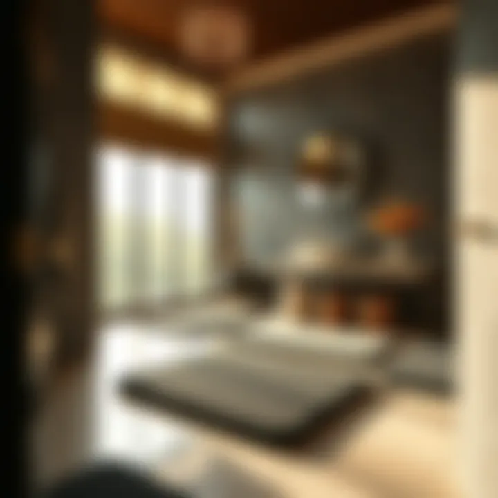 Close-up view of durable materials used in anti-slip mats