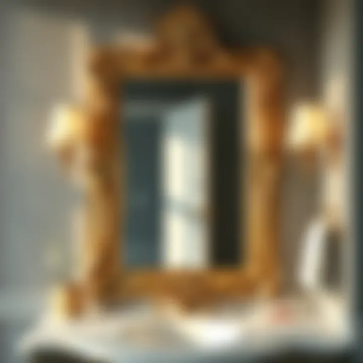 Installation of a vanity mirror with proper techniques