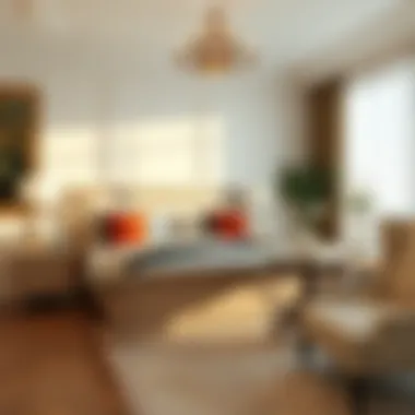 Elegant bed set in a formal bedroom setting