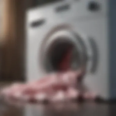 Washing Delicate Fabrics with Sweet Fragrances Delicate fabrics being washed in a washing machine with fresh scent.