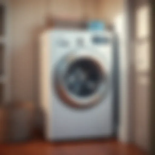 Compact washing machine designed for small spaces