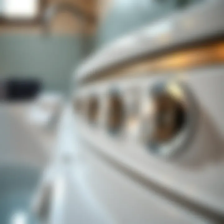 Close-up of jacuzzi control knobs and buttons