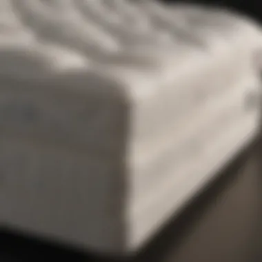 Detailed view of the Jamison Twin Mattress showcasing its layered construction