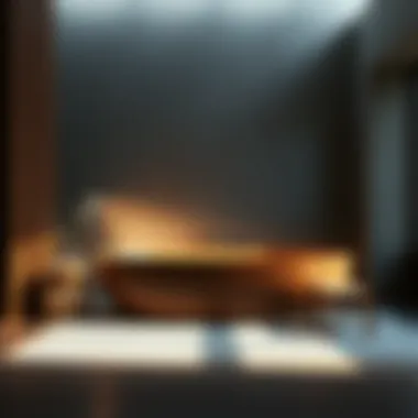 Elegant Japanese wooden bathtub with minimalist design