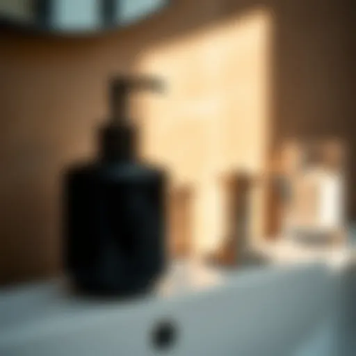 Elegant Kassatex Ducale black soap dispenser