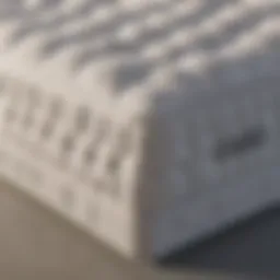 Different types of king size mattresses displayed