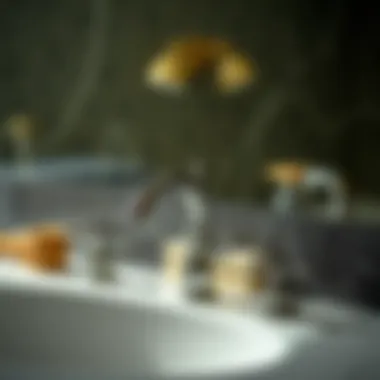 Installation process of the Kohler bathroom sink faucet