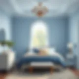 Serenity in Light Blue: A Calm Bedroom Retreat Calm and soothing bedroom with light blue walls