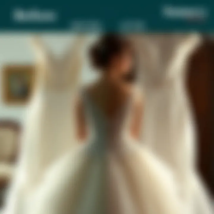 Preservation Transformation Before and after comparison of wedding dress preservation