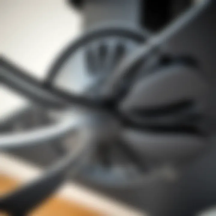 Detailed Design Features Close-up view of a matte black exhaust fan showcasing its design