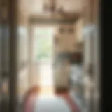 Stylish laundry room closet cabinetry