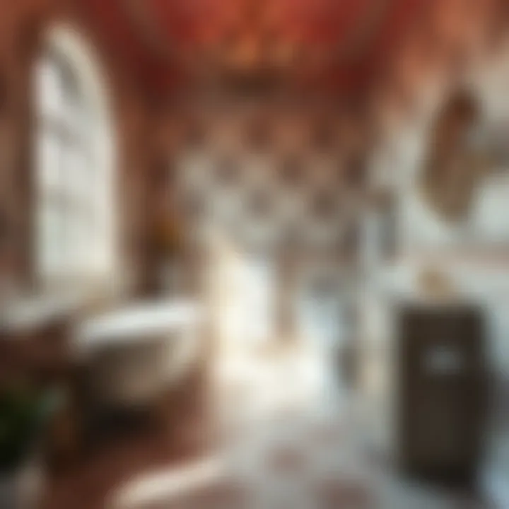 Modern cover-up techniques for bathroom floors