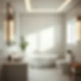 Luxurious Bathroom Design Inspiration Luxurious bathroom interior with modern fixtures