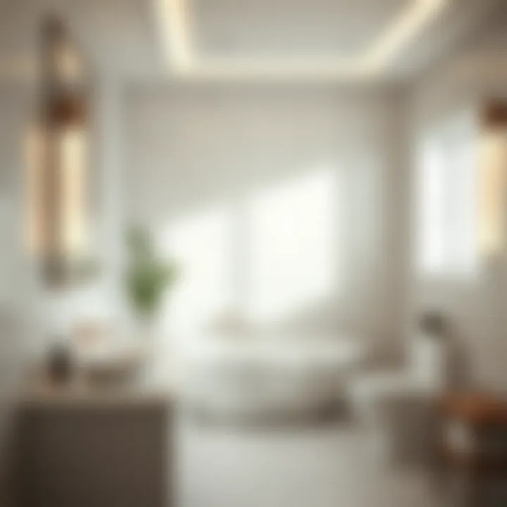 Luxurious Bathroom Design Inspiration Luxurious bathroom interior with modern fixtures