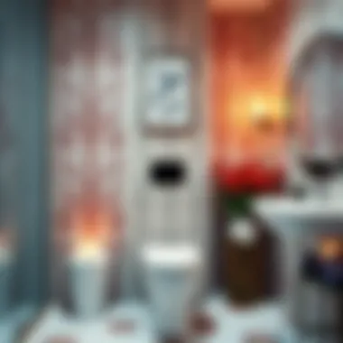 Integrating Style into Bathroom Design Stylish bathroom decor with toilet