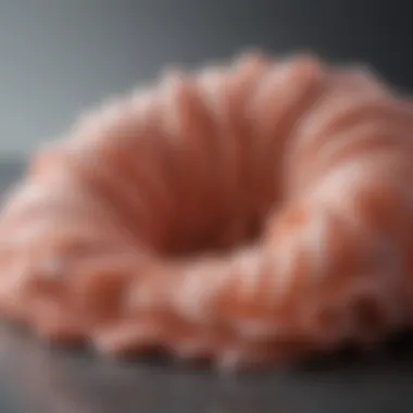 Close-up of soft laundry detergent showcasing its smooth texture