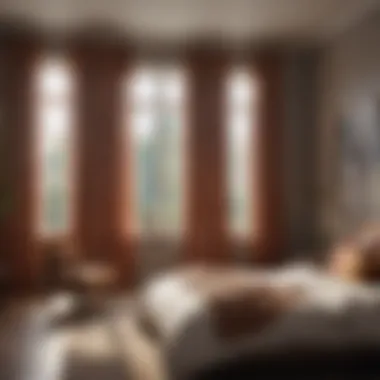 Enhancing Serenity with Soundproof Curtains Cozy bedroom with soundproof curtains