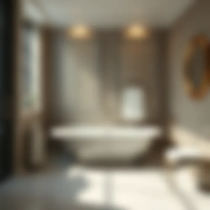 Bathtub Installation Considerations Visual representation of bathtub installation considerations in a bathroom layout