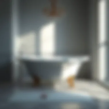 Understanding Bathtub Sizes Detailed measurements of a standard bathtub showcasing various sizes