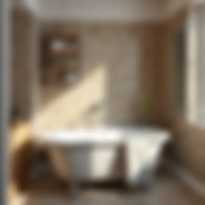 Stylish materials for bathroom tile cover-ups