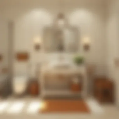 Elegant Bathroom Design Elegant bathroom featuring natural materials