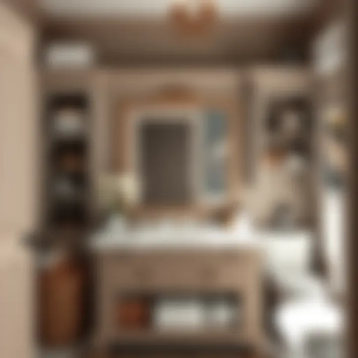 Stylish Storage Solutions Stylish storage solutions in a cottage bathroom