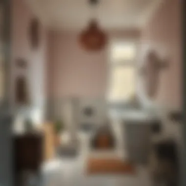 Tranquil Bathroom Retreat Tranquil bathroom setting with cozy decor