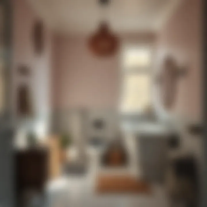 Tranquil Bathroom Retreat Tranquil bathroom setting with cozy decor