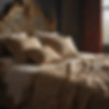 Middle Ages Luxury Bedding Luxury bedding from the Middle Ages showcasing craftsmanship