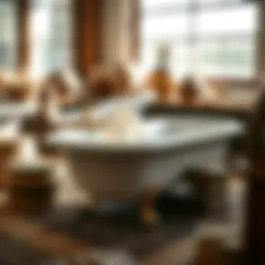 Exploring Materials of Claw Leg Bathtubs Materials used in claw leg bathtubs on display