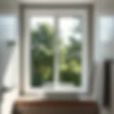 Modern single hung bathroom window showcasing sleek design and natural light