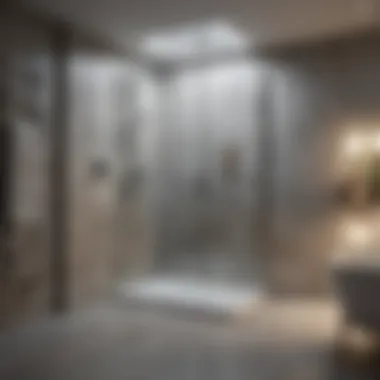 Innovative Shower Technology in Walk-In Bathrooms Luxurious walk-in shower area with innovative technology