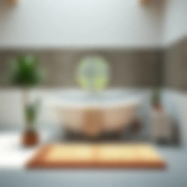 Enhancing Bathroom Aesthetics Stylish thick memory foam bath mat enhancing bathroom aesthetics