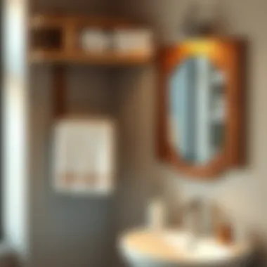 Rustic Wooden Towel Rack for Cozy Aesthetics Rustic towel rack made of reclaimed wood enhancing charm