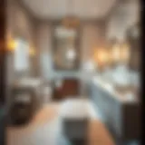 Modern Bathroom Elegance Elegant bathroom remodel showcasing modern fixtures and design