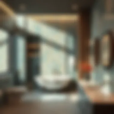 Innovative Tile Designs Innovative tile designs and color palette for bathroom renovation