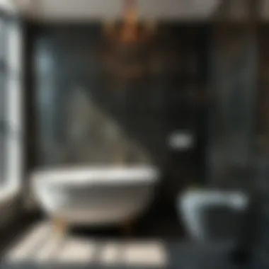 Luxurious materials for bath fitting selection