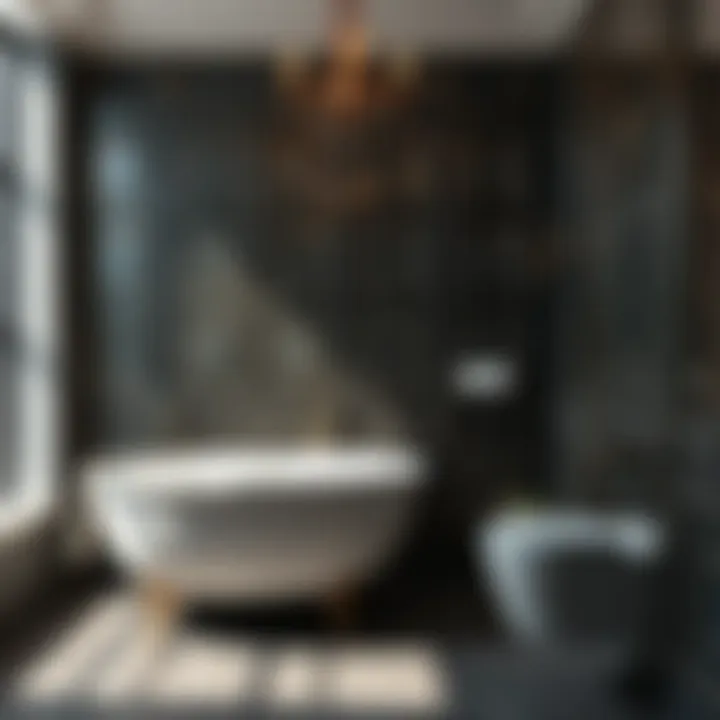 Luxurious materials for bath fitting selection