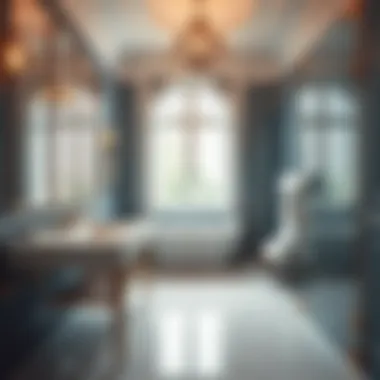 Stylish Bathroom Aesthetics Elegant bathroom decor with modern fixtures