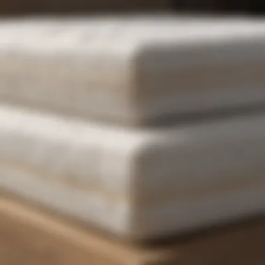 Illustration of different firmness levels in mattresses