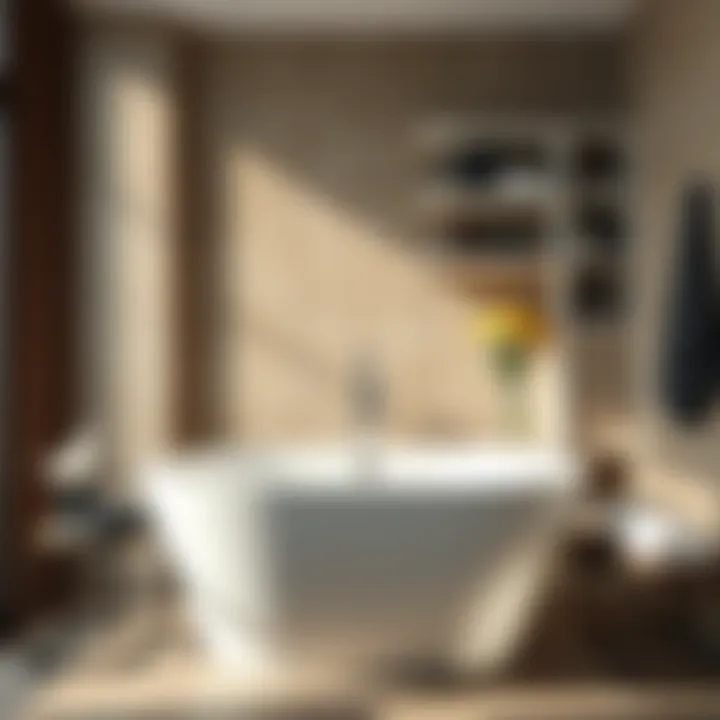 Stylish Bathwrap in Modern Design Stylish bathwrap in a modern design setting