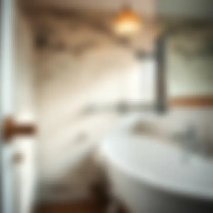 Close-Up of Grab Bar Installation Close-up of grab bar installation process in a bathroom
