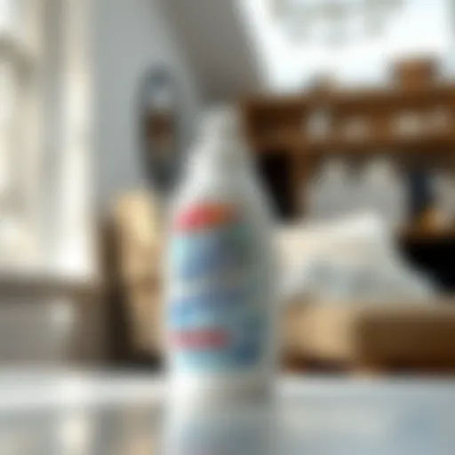 OxiClean Laundry Sanitizer Bottle Bottle of OxiClean Laundry Sanitizer on a white surface