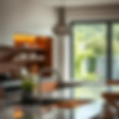 Stylish Kitchen Integration Aesthetic integration of the Waterdrop system in a modern kitchen setting